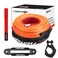 FIERYRED Synthetic Winch Rope 3/8 Inch 100FT - 26500Ibs Winch Line Cable Rope with Winch Hook Fairleads for 4WD Off Road Vehicle ATV UTV SUV SUV Trucks