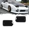 TurningMax For 1989 1990 1991 1992 1993 1994 Nissan Silvia 180SX 240sx Type-X S13 Front Bumper Turn Signal Lights Housing Smoked Lens