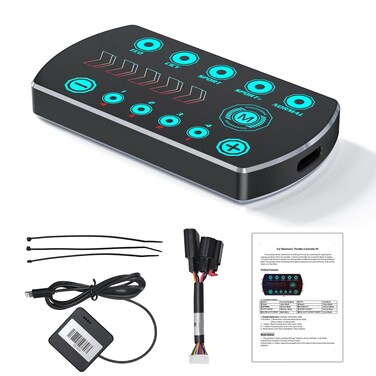 Qagea Throttle Response Controller 9 Drive Modes Smart Electronic Racing Accelerator Compatible with Toyota 4Runner Tundra Land Cruiser Prius Camry Corolla Prado