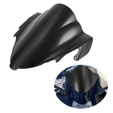 PSLER Motorcycle Windshield for Hayabusa GSXR1300 2021 2022, Hayabusa Windscreen Screen Faring Front Fairing Deflector for GSXR 1300 GSX-R GSX-R1300 2021 2022(Black)