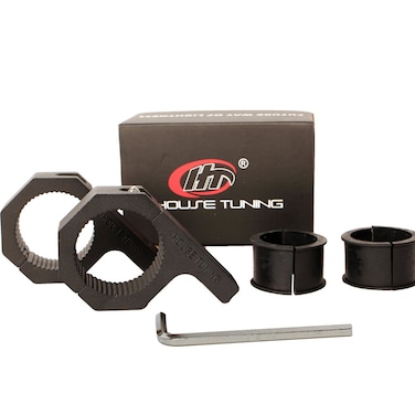 HOUSE TUNING Bar Clamps 2.25 inch -Pack 2, 2 1/4 inch Roll Bar Clamp Bracket,Led Light Mount Clamp,Roll Bar Mounting Brackets,Tube Light Mount for Light Bar (2.25" Clamp - Pack 2)