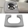 Jaronx Compatible with Ford F150 Cup Holder Pad Replacement 2004-2014, Bench Seat Center Console Cup Holder Armrest Pad Replacement (Light Grey)