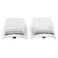 Cyreedom Motorcycle 1 Pair Front Caliper Brake Screen Inserted Covers Caliper Guards Caliper Brake Shield for Harley Touring, Road King, Electra Street Glide FLHT, FLHX &amp; V-Road Models (Chrome)