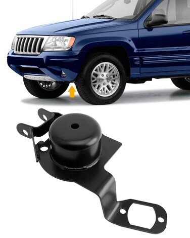 Coil Spring Bracket, Front Lower Driver Side, Compatible with Jeep Grand Cherokee 1999-2004, Coil Spring Perch, Coil Spring Seat, 926-079, 926079, 5012445AA, No Rotting, No Cutting, No Welding