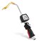 Poafamx Digital Oil Control Valve Meter Nozzle 8GPM/30LPM Heavy Duty Air Operated Oil Transfer Pump Nozzle 7-1000 Psi 0.5-70bar Oil Fluid Dispenser 1/2" inch NPT Inlet with Non Leakage Spout