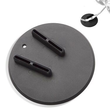 FOVPLUE Jiffy Stand Coaster, Kickstand Pad for Harley all motorcycles w/side stand,for Touring FL Sportster XL/XR FX/FXR/FXD/FLD/Dyna Softail FLST/FXST Pan America VRSC LiveWire,Black