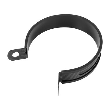 F FIERCE CYCLE 89mm 3.5" 3 1/2 Inch Motorcycle Exhaust Band Joint Clamp Muffler Pipe Stainless Steel Black