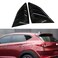 CEBAT 2PCS ABS Racing Style Rear Side Window Louvers Air Vent Scoop Shades Panel Cover Auto Exterior Decoration Trim Accessories for Hyundai Tucson 2016 2017 2018 2019 2020 2021（Bright Black）