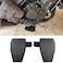 Midimttop Motorcycle Wide Foot Controls Folding Foot Pegs Rest Pedal Pad Footpegs fit for Ho-nda Rebel 1100 CMX 1100 2021 2022 2023 2024 CM 1100 footrest Parts Accessories (Black)