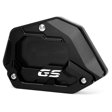 Modeer For BMW R1250GS Adventure HP R1200GS LC Adventure F750GS -2024 Motorcycle CNC Support Extension Plate Kickstand Side Stand Pad r 1250 1200 gs adv Accessories (black-GS)