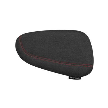 Atsorvicate Alcantane style car leg knee pads memory foam car center console knee cushions car leg pads protect knee and leg elbow pads car copilot Universa version (Red line lift leg pad)