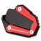 Modeer For Ducati Desert X 2022-2023 Motorcycle CNC Support Extension Plate Kickstand Side Stand Pad desertx Desert-X Accessories (black-red)