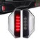 CPOWACE LED Tail Lights Compatible with 2015-2020 Polaris Ranger 570 Full Size XP 900 1000/ General 1000 Rear Brake Stop Running Taillights Assembly Accessoriess Replacement for 2412774 (Smoked Black)