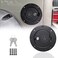 Sukemichi TJ Gas Cap Cover For Jeep, Locking Fuel Filler Door Gas Tank Cover For 1997-2006 Jeep Wrangler TJ Accessories, Aluminum, 1 Pack, Star