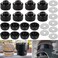 7-141 Body and Cab Mount Bushing Kit for Chevy Silverado &amp; Sierra 1500/2500 2WD/4WD 1999-2014 Polyurethane Body Cab Mounts &amp; Washers (Black 24PCS)