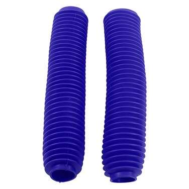 Motorcycle Shock Absorber Boots,Pair Motorcycle Front Fork Shock Boots Dust Cover Replacement for RM125 DR250 DRZ400 400 (Blue)