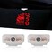 2PCS Non-Fading LED Car Door Logo Lights Projector Compatible with Q50 Q50L (V37) 2008-2022 Puddle Lights Ghost Shadow Light Kit Car Accessories (Q50 Half a car-red)