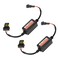 jokormo 2 PCS Car 9006/HB4/9012 LED Decoder, Radio Audio Computer Failure Error Code Eliminator, Modification LED Anti Flicker Adapter, Universal Plug and Play LED Canbus Filter for Cars (Black)