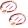 HiSport 4PACK Accessory Power Lead Connector Plug Pigtail Wire Wiring Harness Kit Compatible with Yamaha Wolverine 850 X2 X4 RMAX2 RMAX4 YXE70 Replace Accessories B4J-H25B0-V0-00