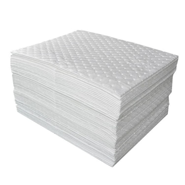 Yuxitia 50Pads Oil Absorbing Pads,Heavyweight White Absorbing Heavy Weight 15" x 20" Oil-Only Absorbent Mat Pad&hellip;