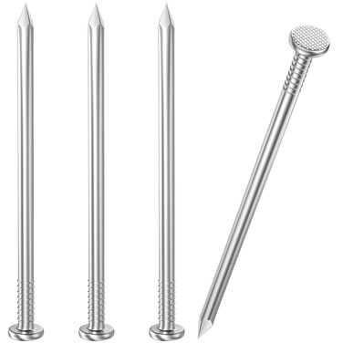 VGBUY 150PCS Stainless Steel Hardware Nails, 2 Inch Flat Head Nails for Hanging Pictures, Picture Hanging Nails, Small Nails, Wall Nails, Wood Nails, Finishing Nails