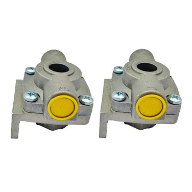 MIOKCALE 229859 Air Brake Quick Release Valve Compatible with Bendix 229859 Midland KN32005 Haldex 229859X 2 Pcs