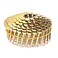 BHTOP 1080 Count Coil Roofing Nails 1-Inch x .120-Inch for Roofing Nail Gun, 15 Degree Round Head Wire Weld Collated Roofing Nail, Smooth Shank Electro Galvanized Air Nails for Roofs