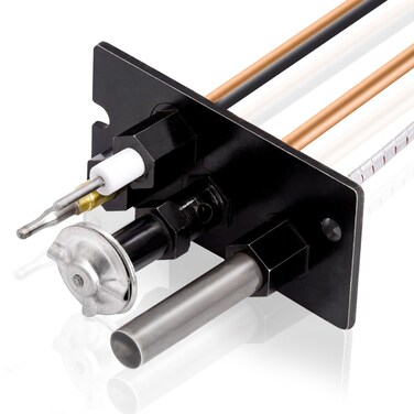 Hiorucet 10002265 Propane Gas 3 Way SIT Pilot Assembly Kits for Majestic, Monessen, Temco, and Vermont Castings Fireplaces, SRV10002265 Pilot Assembly Replacement Parts with Thermocouple, Thermopile.