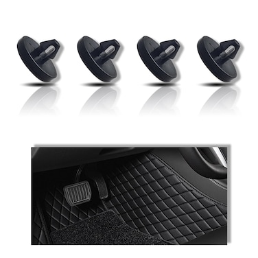 4PCS Brake Switch Stopper Car Truck Auto Brake Pedal Pad Brake Light Switch Stopper Brake Switch Pad automotive Clutch Pedal Stopper 90541-06036, Stop Lamp Switch Stopper (4)