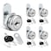 Truck Tool Box Locks, 5-Pack 5/8" Cylinder Key Alike Cam Lock Replacement Kit for Mounting in Trucks, Trailer, Rv Boxes, Mailboxes or Cabinets and Drawers, Fits on 0.39" (10mm) Max Door Thickness