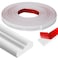 moonoom 20 Ft x 1.6''Wall Decoration Molding Trim,Self-Adhesive 3D Chair Rail Panel Molding, Flexible DIY Wall Trim for Wall Mirror Window Frame and Home Decoration