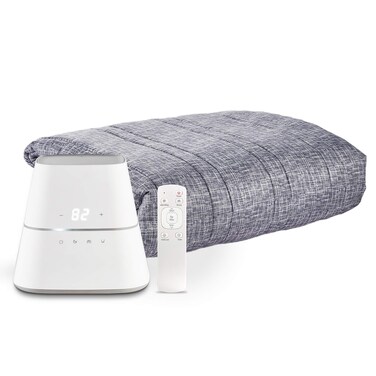 AquaPad CozyFlow Water Heated Mattress Pad, No Electric Wire, All Digital, 5 YR Warranty, AirQuiet and Dual-Tank Technology, ETL Listed, Smart, Hydro Heat Onsu Mat Topper Bed Warmer (King)