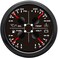 ARTILAURA 4In1 AUTO Gauge Oil Pressure Water Temp 240-33ohm/0-190ohm Fuel Gauge Volt 85mm 3 3/8" Multifunctional Electric Meter for Car Marine Boat (Black)