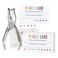 ONEDONE Reward Punch Cards Pack of 200 with Hole Puncher Behavior Incentive Awards for Teachers Kids Students Home Classroom School Business Loyalty Card - 3.5" x 2