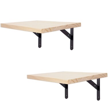1 Pack Wall Mounted Cat Climbing Step Shelf Cat Hideaway Platform Climber Wooden Cat Step Cat Wall Furniture for Indoor Cat Playing Jumping Lounging 7.87 x 9.84 Inch / 20 x 25cm