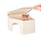 Niteangel Birch Chamber-Maze Hamster Hideout - Small Pets Woodland House Habitats Decor for Hamster Mice Gerbils Mouse