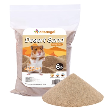 Niteangel Hamster Desert Bath Sand   No-Dust Bath or Potty Litter Sand for Hamster Chinchillas Gerbil Mice Degu or Other Small Pets