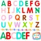 SEPGLITTER Alphabet Letters Foam Stickers, 600Pcs Colorful Self-Adhesive A-Z Alphabet Letters Foam Stickers for Kids DIY Classroom Craft Birthday Party Decorations