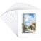 15 Pack 8x10 White Picture Mats, Frame Mattes for 5x7 Pictures Photo Frame Mat Core Bevel Cut Mat Board Show Kit for Photos, Prints, Artworks