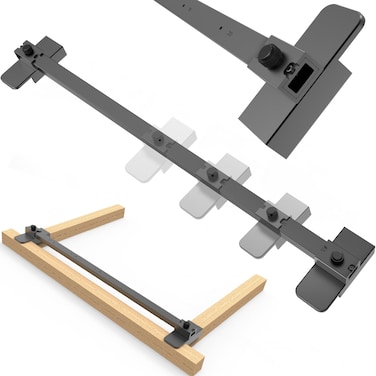 4 in 1 Adjustable Stud Spacer 12 to 24 inch All in One, 2 in 1 On-Center framing Tool, Durable &amp; Precision CNC Aluminum Alloy Material