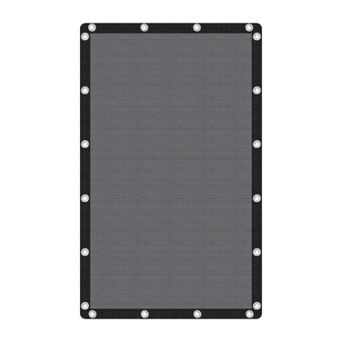 VICLLAX Shade Fabric Sun Shade Cloth Privacy Screen with Grommets for Patio Garden Pergola Cover Canopy 6x10 FT, Mocha