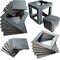 Welding Practice Kit, 24 PCS Premium Welding Coupons, 11 Gauge 3&amp;2 Inch Square Steel Welding Plate For novice at welding. A36 Steel Plate Welding Practice Kit.