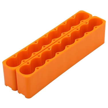 2PCS Battery Welding Clamp Plastic Battery Container Adjustable Battery Pack Holder Welding Fixing Accessory(8 knots)