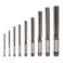 uxcell 9pcs Hand Reamers Set 3mm 4mm 5mm 6mm 8mm 10mm 12mm 14mm 16mm H7 Metric Alloy Steel Reamer Bit Straight Flutes Steel Cutting Tool for Metal Wood Hole Reaming