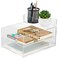Yulejo Stackable Acrylic Paper Tray Clear Acrylic Desk Organizer Letter Size Paper File Tray for Office Document Workspace Desktop(3 Tier)