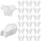 SATINIOR 120 Pieces Cotton Gloves Large Size for Men Women Inspection Gloves for Dry Hand Art Handling Coin Jewelry (White, L)
