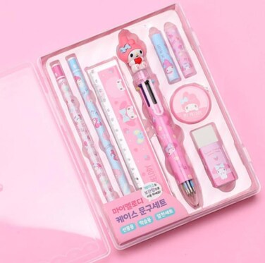 Sanrio Friends Stationery Set - Choose from Kuromi, My Melody, Cinnamonroll (My Melody)