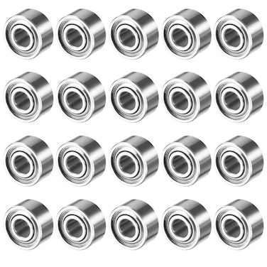 uxcell 20pcs MR52ZZ 2mmx5mmx2.5mm Double Shielded Miniature Deep Groove Ball Bearing