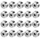 uxcell 20pcs MR52ZZ 2mmx5mmx2.5mm Double Shielded Miniature Deep Groove Ball Bearing