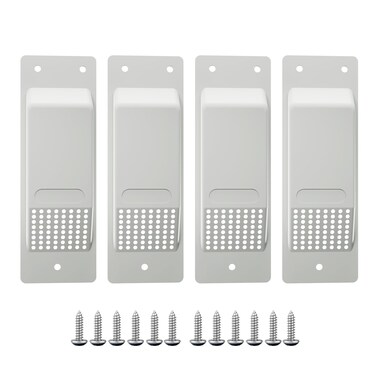 HIFOR Shipping Container Vent Kit Deflectors Heavy Duty Shipping Container Accessories Add Air Flow for Truck, Van, Cargo(4 Pack, White)